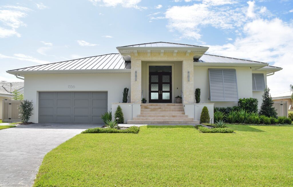 New custom home built by Sun Bay Builders