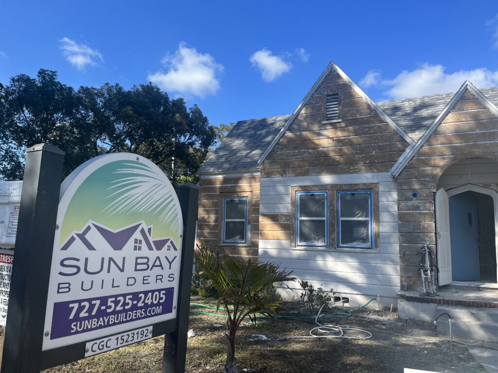 Sun Bay Builders project in Old Northeast St. Pete